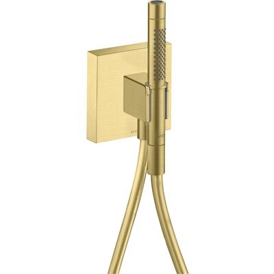Hansgrohe Axor Starck Organic Portereinheit 12626950 mit Stabhandbrause 2jet, Brauseschlauch, 120x120mm, brushed brass Hansgrohe Axor Starck Organic Portereinheit 12626950 mit Stabhandbrause 2jet, Brauseschlauch, 120x120mm, brushed brass