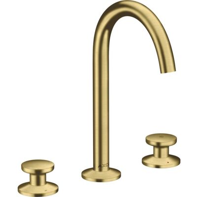 Hansgrohe Axor One Mischbatterie - 3-Loch, Push-Open Ablauf, 140mm Ausladung Hansgrohe Axor One Mischbatterie - 3-Loch, Push-Open Ablauf, 140mm Ausladung