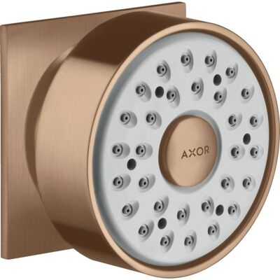 Hansgrohe Axor Handbrause - Quadratischer Regenstrahl - Gebürstetes Rotgold Hansgrohe Axor Handbrause - Quadratischer Regenstrahl - Gebürstetes Rotgold