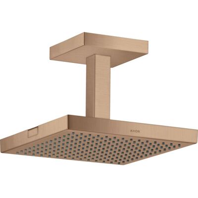 Hansgrohe Brushed Red Gold Kopfbrause - 240x240mm RainAir Deckenmontage Hansgrohe Brushed Red Gold Kopfbrause - 240x240mm RainAir Deckenmontage