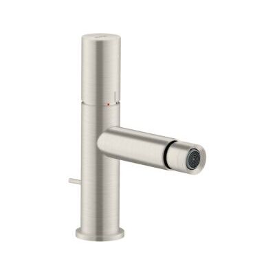 Hansgrohe Axor Uno Bidetmischer - Edelstahl, 124mm Auslauf, Zero Griff Hansgrohe Axor Uno Bidetmischer - Edelstahl, 124mm Auslauf, Zero Griff