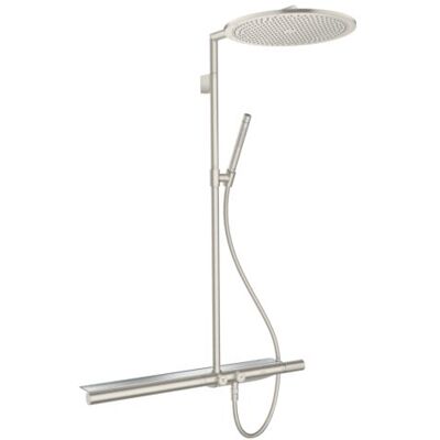 Hansgrohe Axor Showerpipe - Thermostat & Kopfbrause 350mm - Edelstahl Hansgrohe Axor Showerpipe - Thermostat & Kopfbrause 350mm - Edelstahl