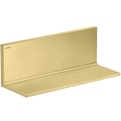 HANSGROHE AXOR Universal Rechteckige Ablage - Metall, 300mm, Brushed Brass HANSGROHE AXOR Universal Rechteckige Ablage - Metall, 300mm, Brushed Brass