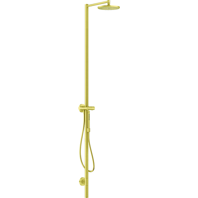 Hansgrohe Axor Starck Duschsäulen-Set - Brushed Brass - Wandmontage Hansgrohe Axor Starck Duschsäulen-Set - Brushed Brass - Wandmontage