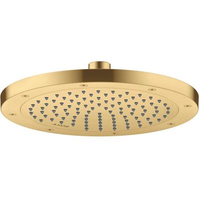 Hansgrohe AXOR Duschkopf 245mm - Rain, Wassersparend, Brushed Gold Hansgrohe AXOR Duschkopf 245mm - Rain, Wassersparend, Brushed Gold