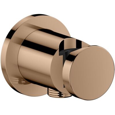 Hansgrohe AXOR One Portereinheit 48780300 rund, G 1/2, integrierte Brausehaltefunktion, polished red gold Hansgrohe AXOR One Portereinheit 48780300 rund, G 1/2, integrierte Brausehaltefunktion, polished red gold