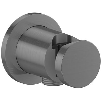 Hansgrohe AXOR One Portereinheit 48780340 rund, G 1/2, integrierte Brausehaltefunktion, brushed black chrome Hansgrohe AXOR One Portereinheit 48780340 rund, G 1/2, integrierte Brausehaltefunktion, brushed black chrome