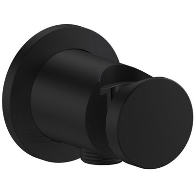 Hansgrohe AXOR One Portereinheit 48780670 rund, G 1/2, integrierte Brausehaltefunktion, mattschwarz Hansgrohe AXOR One Portereinheit 48780670 rund, G 1/2, integrierte Brausehaltefunktion, mattschwarz
