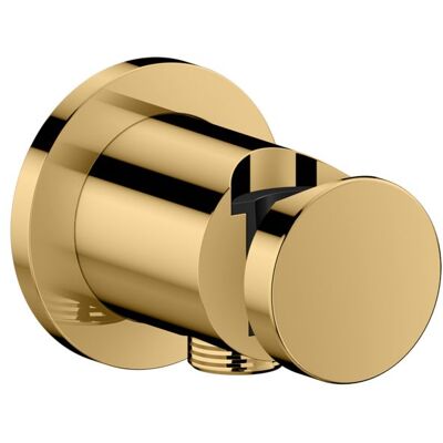 Hansgrohe AXOR One Portereinheit 48780990 rund, G 1/2, integrierte Brausehaltefunktion, polished gold optic Hansgrohe AXOR One Portereinheit 48780990 rund, G 1/2, integrierte Brausehaltefunktion, polished gold optic