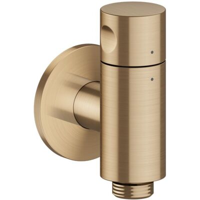 Hansgrohe AXOR One Wandanschluss Stop 48781140 mit Absperrventil, brushed bronze Hansgrohe AXOR One Wandanschluss Stop 48781140 mit Absperrventil, brushed bronze