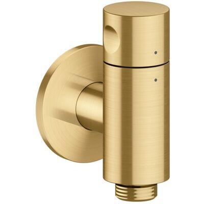 Hansgrohe AXOR One Wandanschluss Stop 48781250 mit Absperrventil, brushed gold optic Hansgrohe AXOR One Wandanschluss Stop 48781250 mit Absperrventil, brushed gold optic