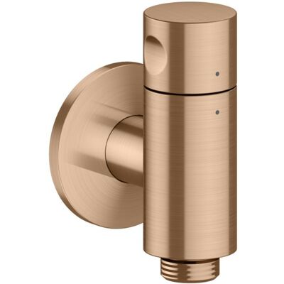 Hansgrohe AXOR One Wandanschluss Stop 48781310 mit Absperrventil, brushed red gold Hansgrohe AXOR One Wandanschluss Stop 48781310 mit Absperrventil, brushed red gold