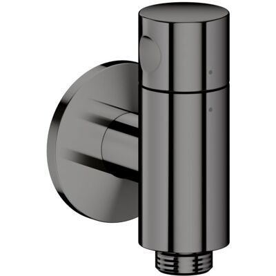 Hansgrohe AXOR One Wandanschluss Stop 48781330 mit Absperrventil, polished black chrome Hansgrohe AXOR One Wandanschluss Stop 48781330 mit Absperrventil, polished black chrome