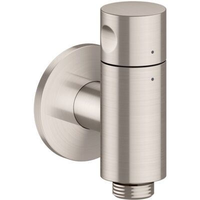 Hansgrohe AXOR One Wandanschluss Stop 48781800 mit Absperrventil, Edelstahl Finish Hansgrohe AXOR One Wandanschluss Stop 48781800 mit Absperrventil, Edelstahl Finish