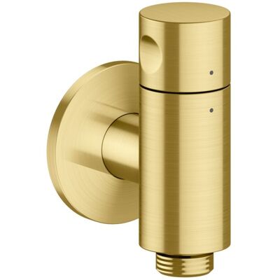 Hansgrohe AXOR One Wandanschluss Stop 48781950 mit Absperrventil, brushed brass Hansgrohe AXOR One Wandanschluss Stop 48781950 mit Absperrventil, brushed brass