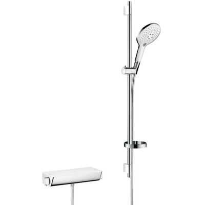 Hansgrohe Raindance Select S 150 Combi 27037400 mit Ecostat Select, weiss chrom, DN 15, 90 cm Hansgrohe Raindance Select S 150 Combi 27037400 mit Ecostat Select, weiss chrom, DN 15, 90 cm