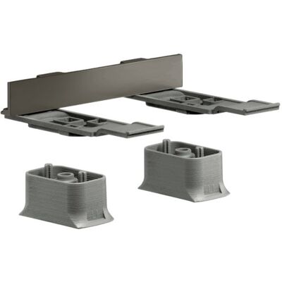 Hansgrohe AXOR Universal Zubehör Adapter-Set - Gebürstetes Schwarzes Chrom - Badaccessoires Hansgrohe AXOR Universal Zubehör Adapter-Set - Gebürstetes Schwarzes Chrom - Badaccessoires