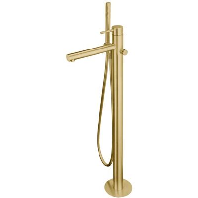 Herzbach Herzbach iX PVD Wandmontage Badewannenset - Keramik, Stahlfinish Herzbach Herzbach iX PVD Wandmontage Badewannenset - Keramik, Stahlfinish