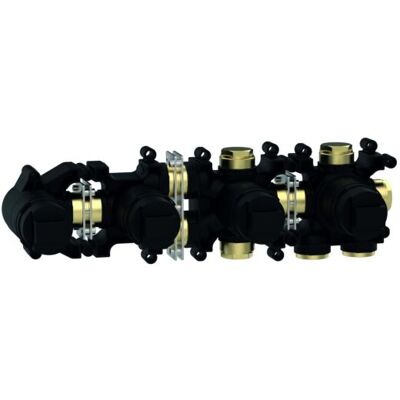 Herzbach MODUL7 Einbaukörper mit Auslauf 70.720011.1.09 Thermostat 2 Verbraucher Herzbach MODUL7 Einbaukörper mit Auslauf 70.720011.1.09 Thermostat 2 Verbraucher