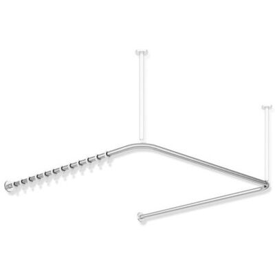 Hewi System 900 U-förmige Edelstahl Duschvorhangstange Hewi System 900 U-förmige Edelstahl Duschvorhangstange