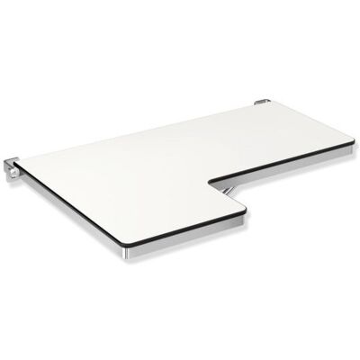 Hewi System 900 L-förmiger Duschsitz aus Edelstahl - Duschsitz Hewi System 900 L-förmiger Duschsitz aus Edelstahl - Duschsitz