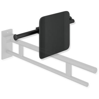 Hewi System 900 Rückenstütze - Wandmontage, Schwarz Matt Hewi System 900 Rückenstütze - Wandmontage, Schwarz Matt