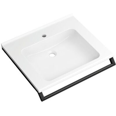 Hewi Mineralguss-Waschtisch 950.19.070DC - Wandmontierter Rechteckiger Tiefer Becken Hewi Mineralguss-Waschtisch 950.19.070DC - Wandmontierter Rechteckiger Tiefer Becken