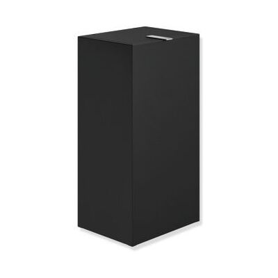 Hewi System 900 Papierabfallbehälter - 25L Edelstahl schwarz tiefmatt mit Deckel Hewi System 900 Papierabfallbehälter - 25L Edelstahl schwarz tiefmatt mit Deckel