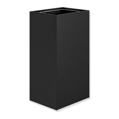 Hewi System 900 Schwarzer Abfallbehälter - 60L Wandmontage Hewi System 900 Schwarzer Abfallbehälter - 60L Wandmontage