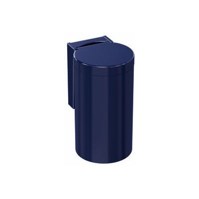 Hewi 477 Stahlblau 6L Zylindrischer Wandmüllbehälter Hewi 477 Stahlblau 6L Zylindrischer Wandmüllbehälter