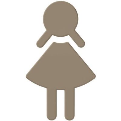 HEWI 801 Symbol Frau - Polyamid - Sable - Badaccessoire HEWI 801 Symbol Frau - Polyamid - Sable - Badaccessoire