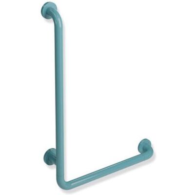 HEWI Winkelgriff Serie 801 500mm Aqua Blau - Haltegriff HEWI Winkelgriff Serie 801 500mm Aqua Blau - Haltegriff