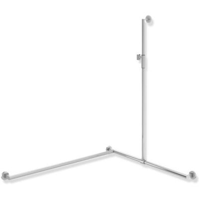 Hewi System 900 Duschhandlauf - Edelstahl, verstellbar, Chrom Hewi System 900 Duschhandlauf - Edelstahl, verstellbar, Chrom