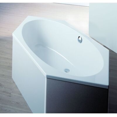 Hoesch Armada Sechseckbadewanne - 2000x900mm, Weiß, Links Überlauf Hoesch Armada Sechseckbadewanne - 2000x900mm, Weiß, Links Überlauf