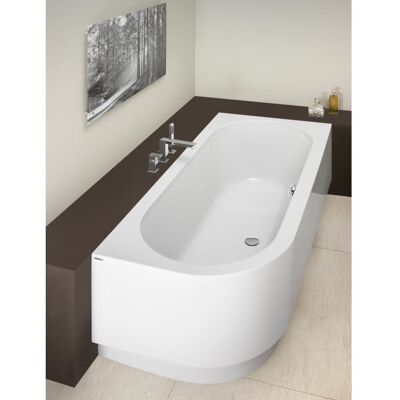 Hoesch Happy D. Eckbadewanne - 180x80cm - Weiß - Rechts Hoesch Happy D. Eckbadewanne - 180x80cm - Weiß - Rechts