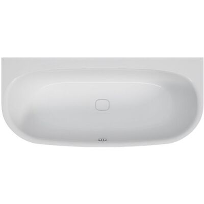 Hoesch iSENSI Acrylbadewanne - Oval, 180x80cm, Weiß - Badkollektion Hoesch iSENSI Acrylbadewanne - Oval, 180x80cm, Weiß - Badkollektion