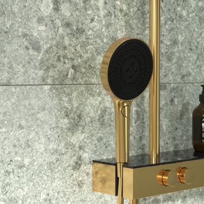 Ideal Standard Idealrain Solos Brushed Gold - Handbrause Ideal Standard Idealrain Solos Brushed Gold - Handbrause