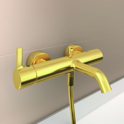 Ideal Standard Wannenarmatur BC786A2 - Badearmatur, Brushed Gold Ideal Standard Wannenarmatur BC786A2 - Badearmatur, Brushed Gold