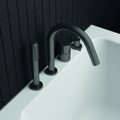 Ideal Standard Badewannenmischer - 4-Loch Magnetisch Grau Keramik Ideal Standard Badewannenmischer - 4-Loch Magnetisch Grau Keramik