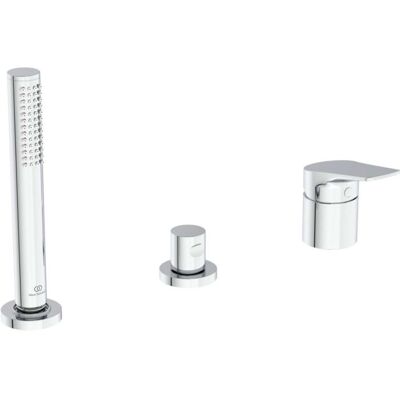 Ideal Standard Dolce Vita Wannen-3-Loch-Armatur - Handbrause, Chrom Ideal Standard Dolce Vita Wannen-3-Loch-Armatur - Handbrause, Chrom