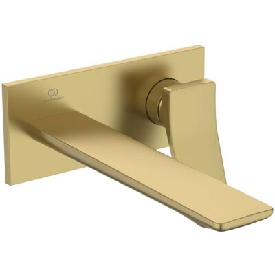 Ideal Standard Wand-Waschtischarmatur - Brushed Gold - 225 mm Ausladung Ideal Standard Wand-Waschtischarmatur - Brushed Gold - 225 mm Ausladung
