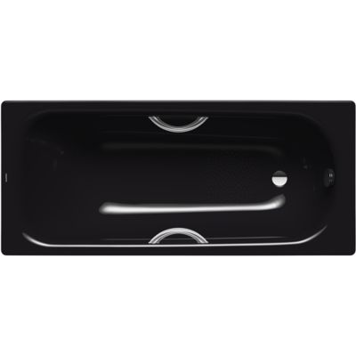 Kaldewei Saniform Plus Badewanne - Rechteck, 160x75cm, Schwarz Kaldewei Saniform Plus Badewanne - Rechteck, 160x75cm, Schwarz