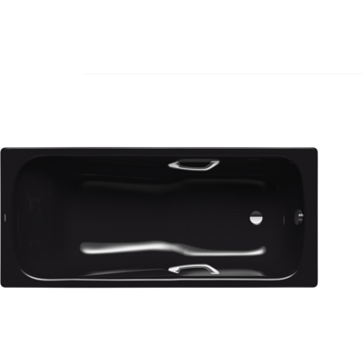 Kaldewei Dyna Set Star Badewanne - 150x75cm, Antirutsch, Schwarz Kaldewei Dyna Set Star Badewanne - 150x75cm, Antirutsch, Schwarz