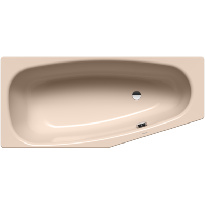 Kaldewei Bahama Beige Mini Badewanne - Trapezförmiges Kompaktmodell 830 Kaldewei Bahama Beige Mini Badewanne - Trapezförmiges Kompaktmodell 830