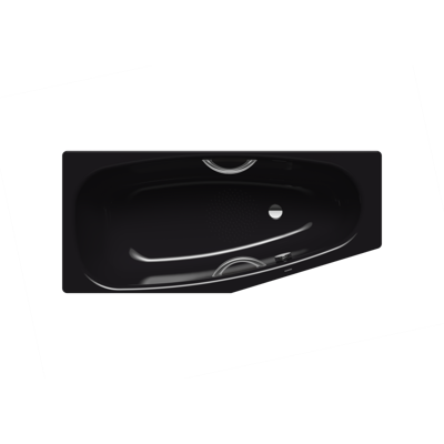 Kaldewei Mini Star Badewanne - Trapez, Schwarz, 157x70 cm Kaldewei Mini Star Badewanne - Trapez, Schwarz, 157x70 cm