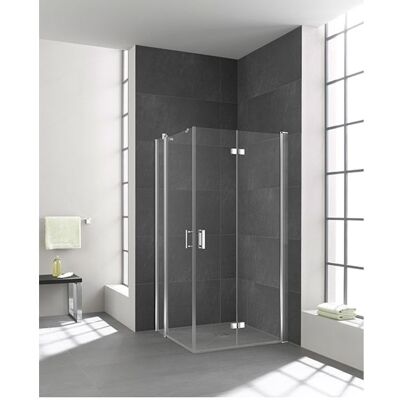 Kermi Diga Weiße halbgerahmte Dusche - Glas 6mm Kermi Diga Weiße halbgerahmte Dusche - Glas 6mm