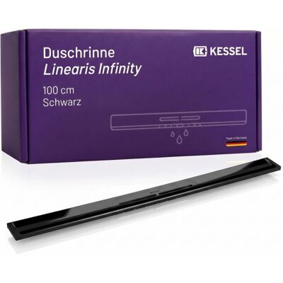 Kessel Schwarze gebürstet 1000 mm Duschrinne - Duschrinne Kessel Schwarze gebürstet 1000 mm Duschrinne - Duschrinne