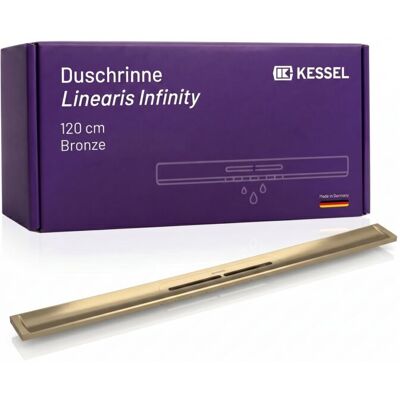 Kessel Bronze Duschrinne 1200mm - Duschrinnen Kessel Bronze Duschrinne 1200mm - Duschrinnen
