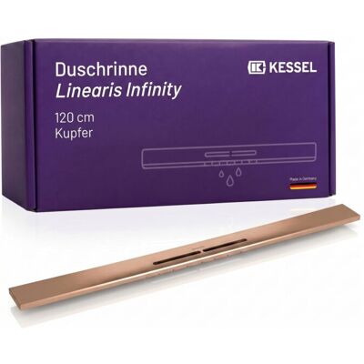 Kessel Kupfer gebürstet 1200mm Duschrinne - Duschrinne Kessel Kupfer gebürstet 1200mm Duschrinne - Duschrinne
