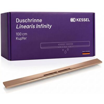 Kessel Kupfer gebürstet Duschrinne - Duschrinne Kessel Kupfer gebürstet Duschrinne - Duschrinne